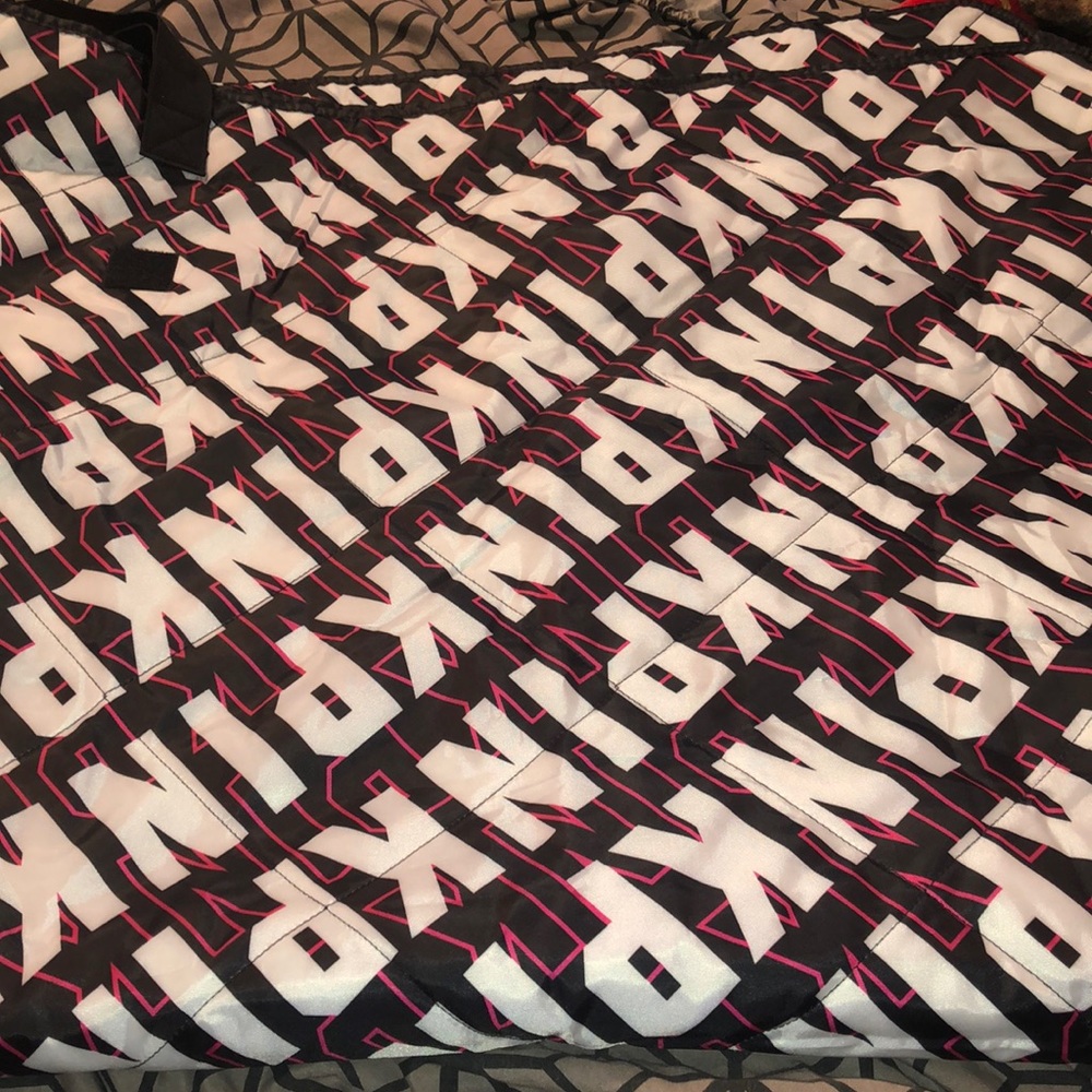 PINK packable blanket